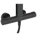 Colonna doccia Ceratherm Alu+ BD583XG Ideal Standard con doccetta e soffione nero seta opaco