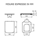 Sedile per vaso Blend Cube T392701 Ideal Standard chiusura rallentata