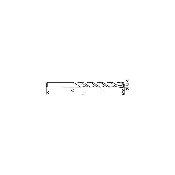 Bosch CYL-3 punta per calcestruzzo, 5 x 50 x 85 mm