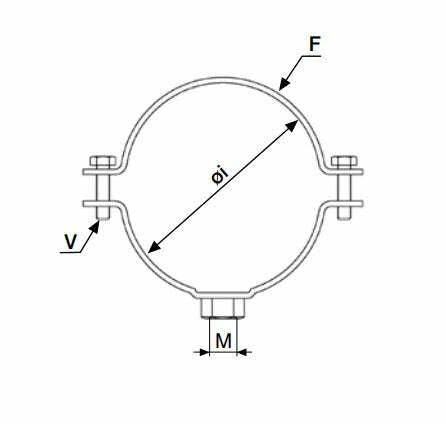 Raccorderie Metalliche Collare 251 senza tassello 1"1/4