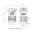 Circolatore singolo Evoplus B 40/240.50 M Dab 140 W
