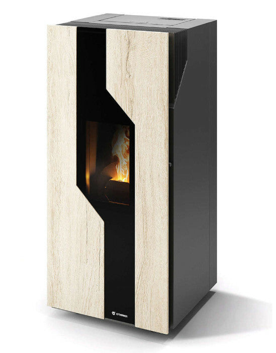 CS Thermos Sirmione 10 stufa a pellet/biomassa canalizzabile 10,16 KW