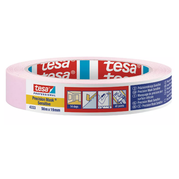 Nastro PRECISION MASK SENSITIVE 04333 Tesa rosa 19 mm x 50 m