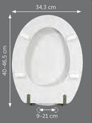 Sedile compatibile Ceramica Dolomite Perla Classic bianco europeo