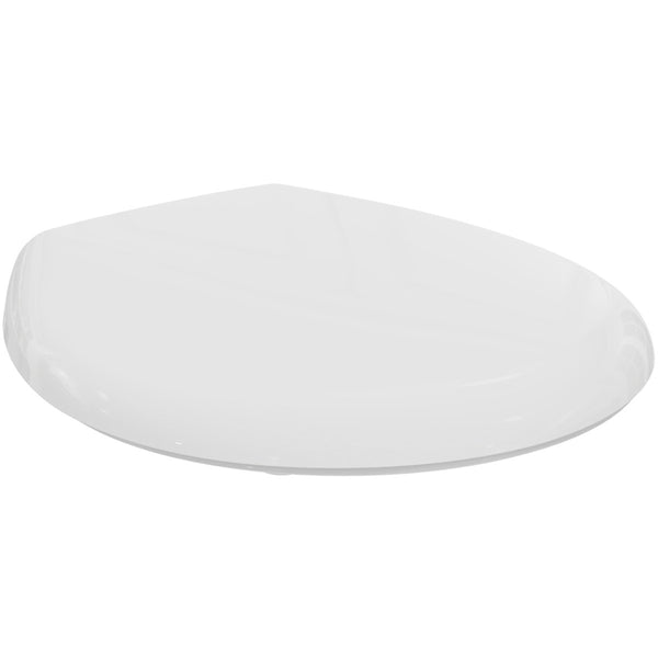 Ideal Standard Small+ copriwater originale avvolgente con cerniere cromate bianco europeo T638401