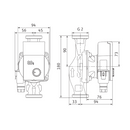 Wilo YONOS PICO1.0 30/1-4 pompa di ricircolo 180 mm 2"