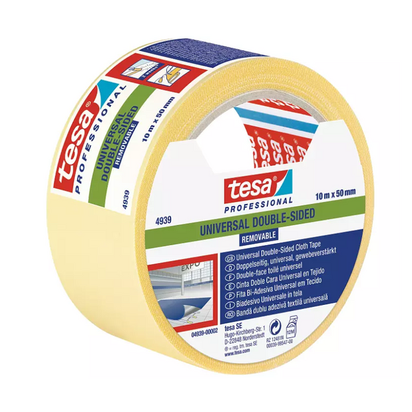 Nastro BIADESIVO UNIVERSALE 04939 removibile Tesa 50 mm x 10 m