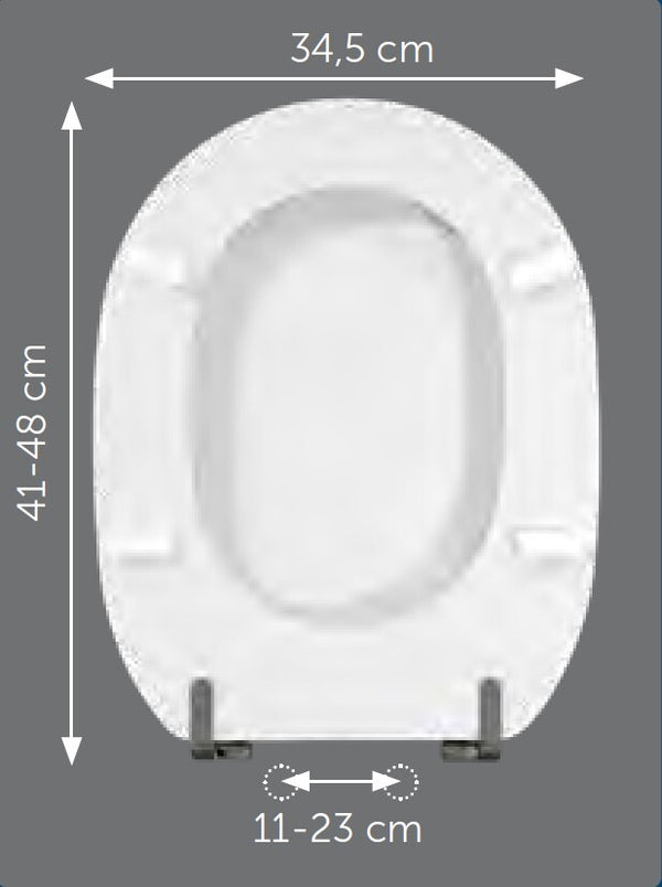Sedile compatibile Ideal Standard Linda bianco europeo