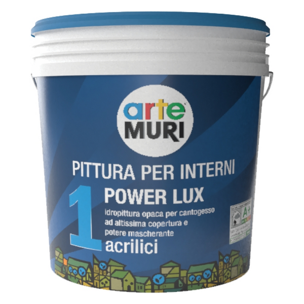 Finitura lavabile per cartongesso POWER LUX Grigolin bianco 14 litri