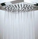 Soffione quadrato Bossini H70715 260 x 260 mm con braccio