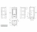 Piazzetta P220 C TOP stufa a pellet 8,5 kW scarico superiore