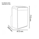 Argo condizionatore portatile Ludvig 398400028 10.000 Btu/h 2,6 kW