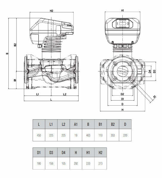 Dab Evoplus B 120/450.100 M circolatore elettronico singolo 1560 W
