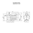 Wilo JET WJ 203X EM pompa jet autoadescante 0,75 kW