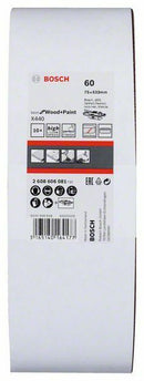 Bosch nastro abrasivo 75 x 533 mm, grana 60