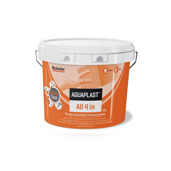 Stucco in pasta universale ALL 4 IN Aguaplast bianco 15 kg