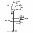 Miscelatore monocomando bidet Active B8064AA Ideal Standard con piletta 1"1/4