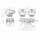 Dab Evoplus D 80/220.40 M circolatore elettronico gemellare 260 W