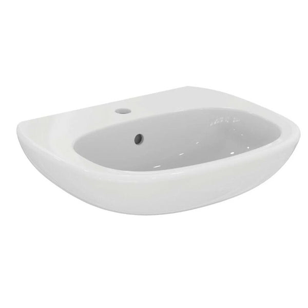 Lavabo Tesi T351501 Ideal Standard da 55 cm senza semicolonna