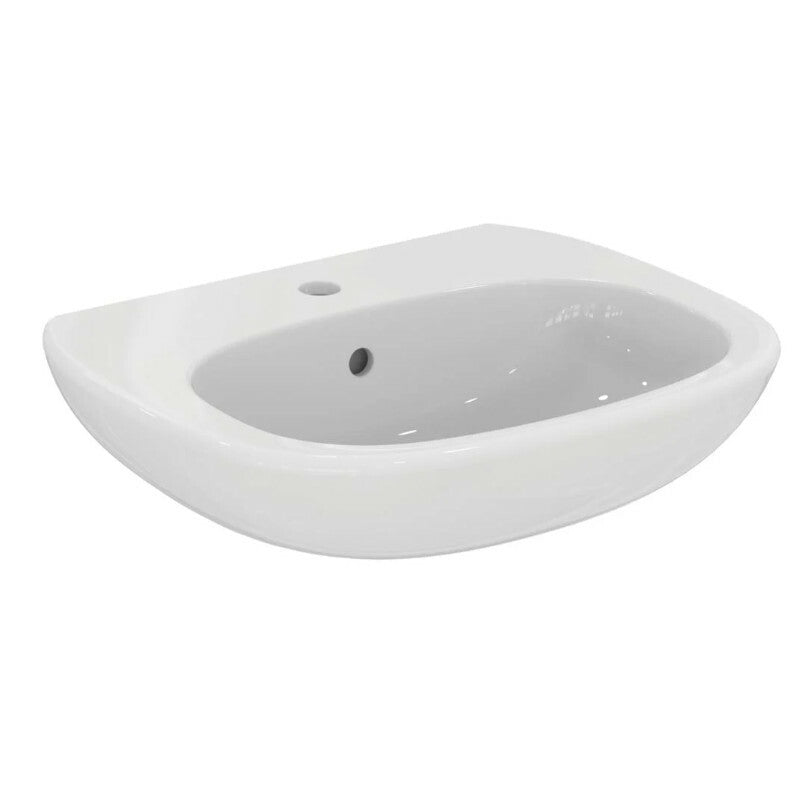 Lavabo Tesi T351501 Ideal Standard da 55 cm senza semicolonna