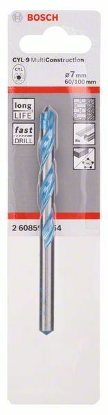 Bosch CYL-9 Multi Construction punta universale 7 x 60 x 100 mm