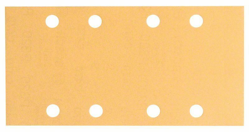 Bosch foglio abrasivo 93 x 186 mm, grana 80, fori 8