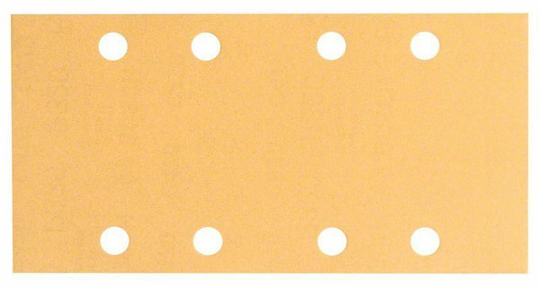 Bosch foglio abrasivo 93 x 186 mm, grana 80, fori 8