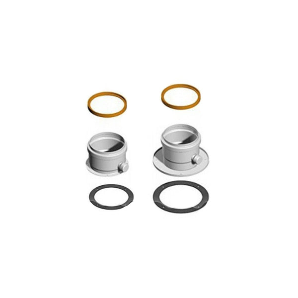 Kit raccordo sdoppiato aspirazione/scarico Ø 80/80 mm in PP Radiant 27079LA