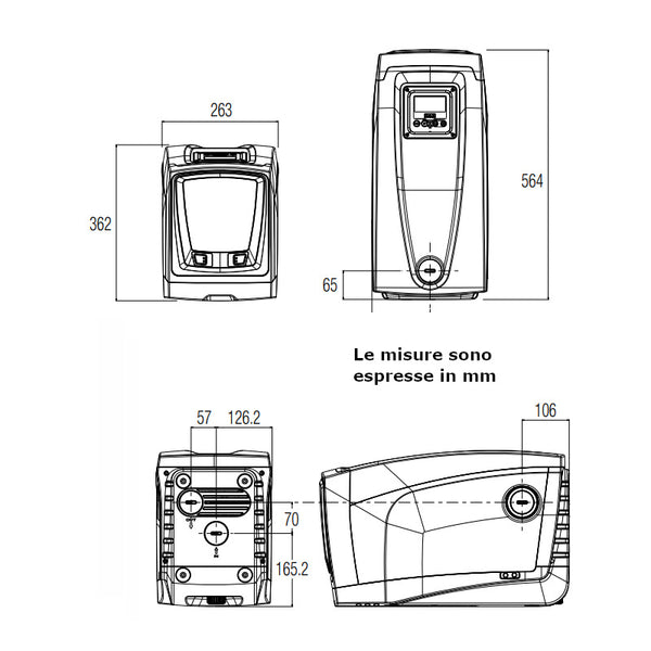 Dab ESYBOX GAS sistema di pressurizzazione elettronico 1,4 kW 60212309
