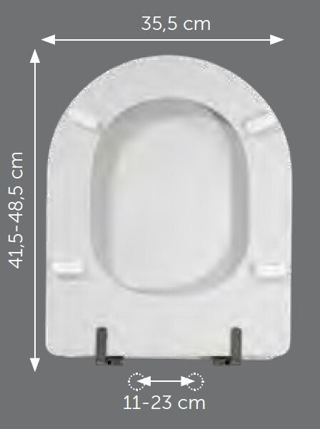 Sedile compatibile Ceramica Dolomite Alpina Bianco