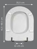 Sedile compatibile Ceramica Dolomite Alpina Bianco