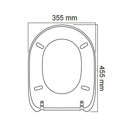 Colbam sedile compatibile con Ceramica Dolomite - Alpina, Clodia, Petra - bianco