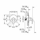 Grohe Eurosmart miscelatore doccia incasso cromo