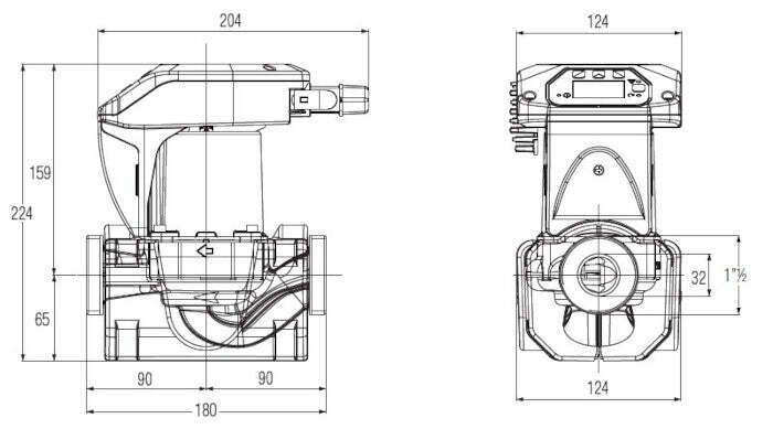 Circolatore Dab Evoplus Small 80/180 M 60150940 da 8.2 m 100 W