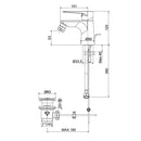 Paffoni Orange OG135CR miscelatore bidet con scarico automatico
