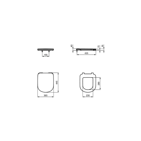 Sedile originale I.LIFE A T467801 avvolgente a chiusura normale bianco