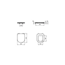 Sedile originale I.LIFE A T467801 avvolgente a chiusura normale bianco