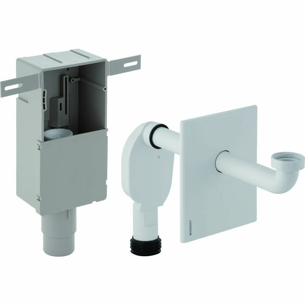 Geberit sifone da incasso per lavabo, con scatola da incasso e accessori