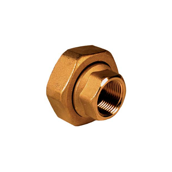 Malgorani 172.C coppia raccordi FF per pompe 3/4" x 1" 1/2 con guarnizione