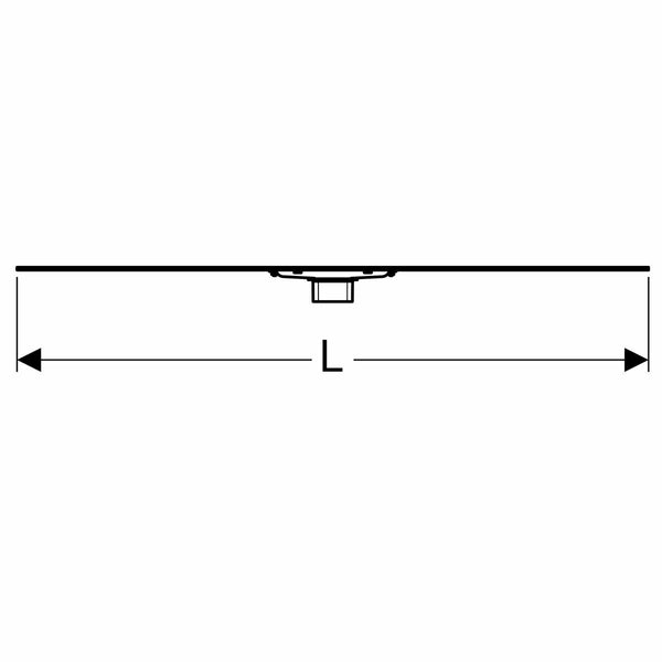 Geberit CleanLine60 canaletta doccia pavimenti sottili