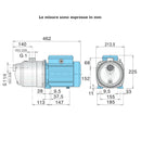 Pompa autoadescante NGXM 4/18 Calpeda monofase 1,1 kW