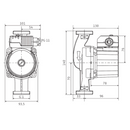 Wilo STAR-Z 20/1 pompa di ricircolo acqua potabile 140 mm 1"