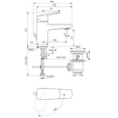 Miscelatore lavabo Ceraplan BD215AA Ideal Standard con piletta cromo