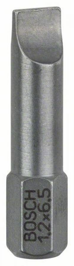 Bosch 3 bit di avvitamento extra duro S 1,2 x 6,5, 25 mm, codolo esagonale 1/4