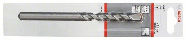 Bosch CYL-3 punta per calcestruzzo, 11 x 90 x 150 mm