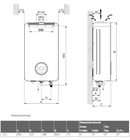 Bosch Therm T5700 S 12 DV23 scaldabagno a camera stagna e tiraggio forzato, a metano