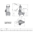Pompa sommergibile GQS 50-9 Calpeda TRIFASE 0,75 kW