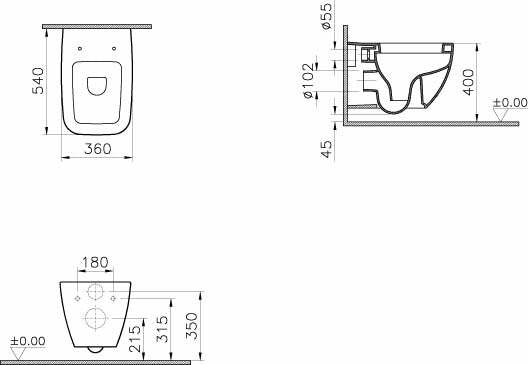 Vitra Shift vaso sospeso ceramica bianco