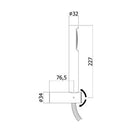 Paffoni Stick set doccia esterno x SK023 cromo