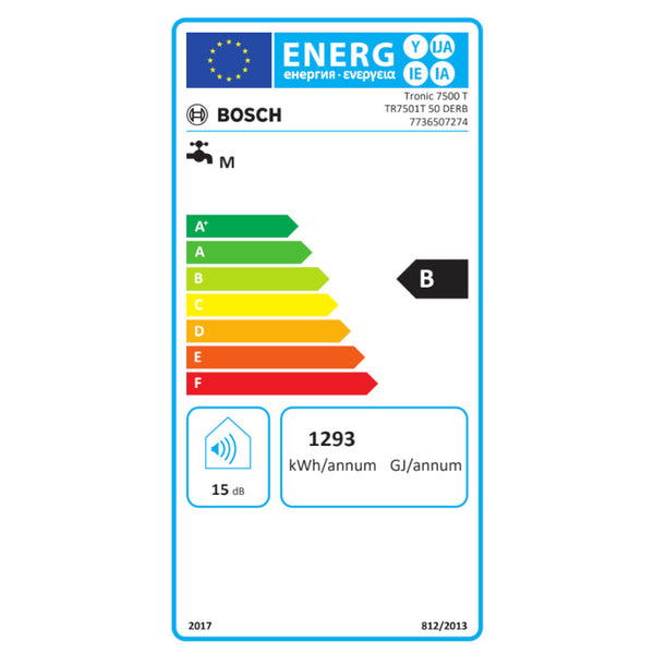 Scaldabagno elettrico Tronic TR7501T 50 DERB Bosch Junkers 47 litri